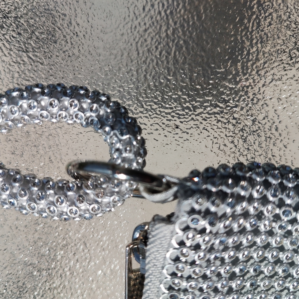 Sparkly rectangular shape slouchy sexy purse - Picture 8 of 8
